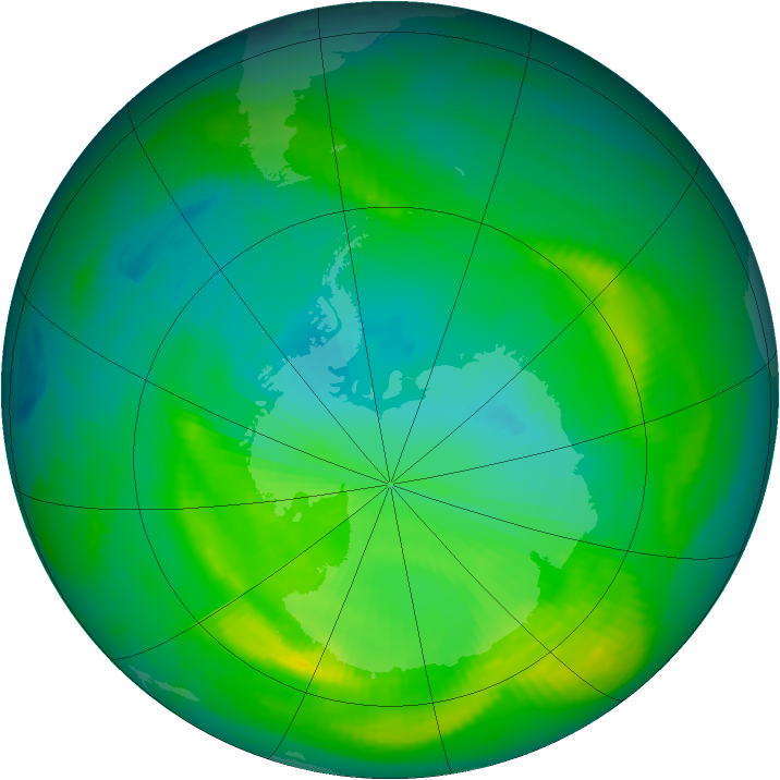 Ozone Map 1980-11-20
